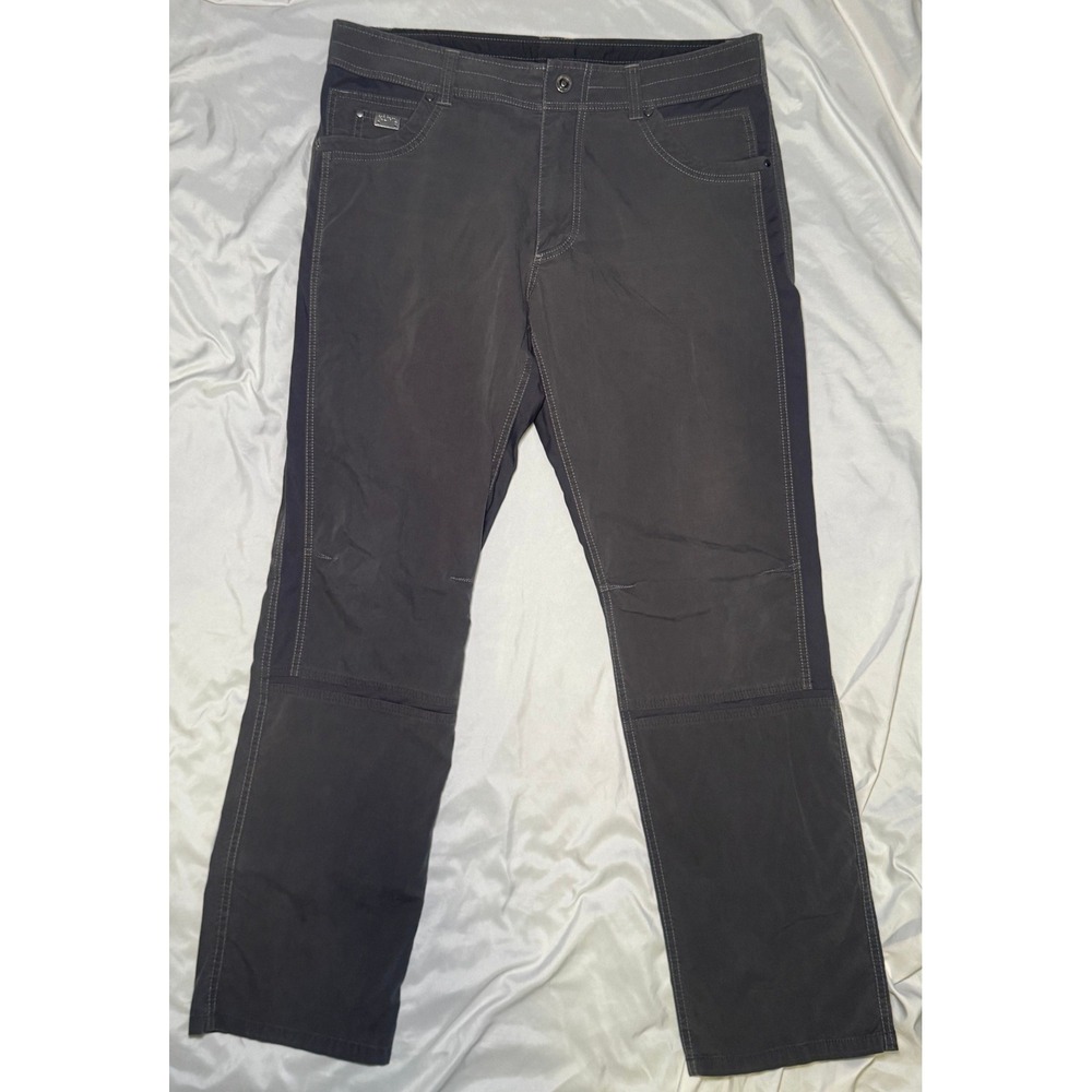 Kuhl Radikl Hiking Pants Mens 36x32 Charcoal Grey Stretch Outdoor Workwear